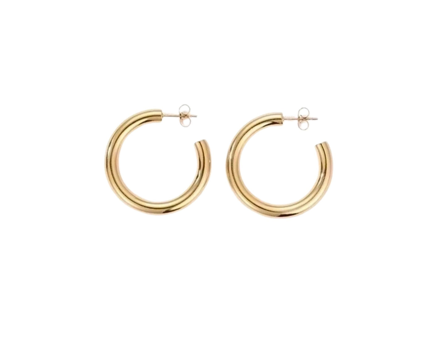 Gold Hoops - 25MM