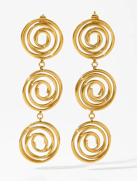 3 Circle Studs