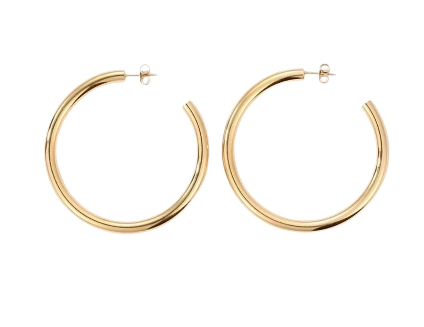 Gold Hoops - 50MM