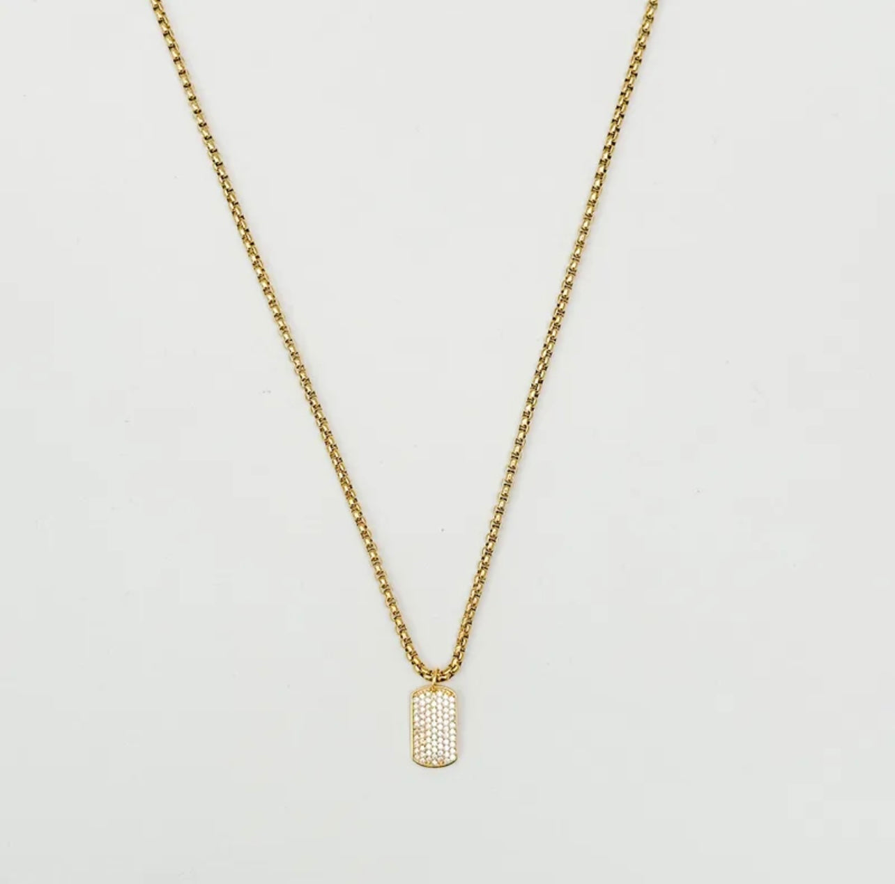 Dog tag necklace