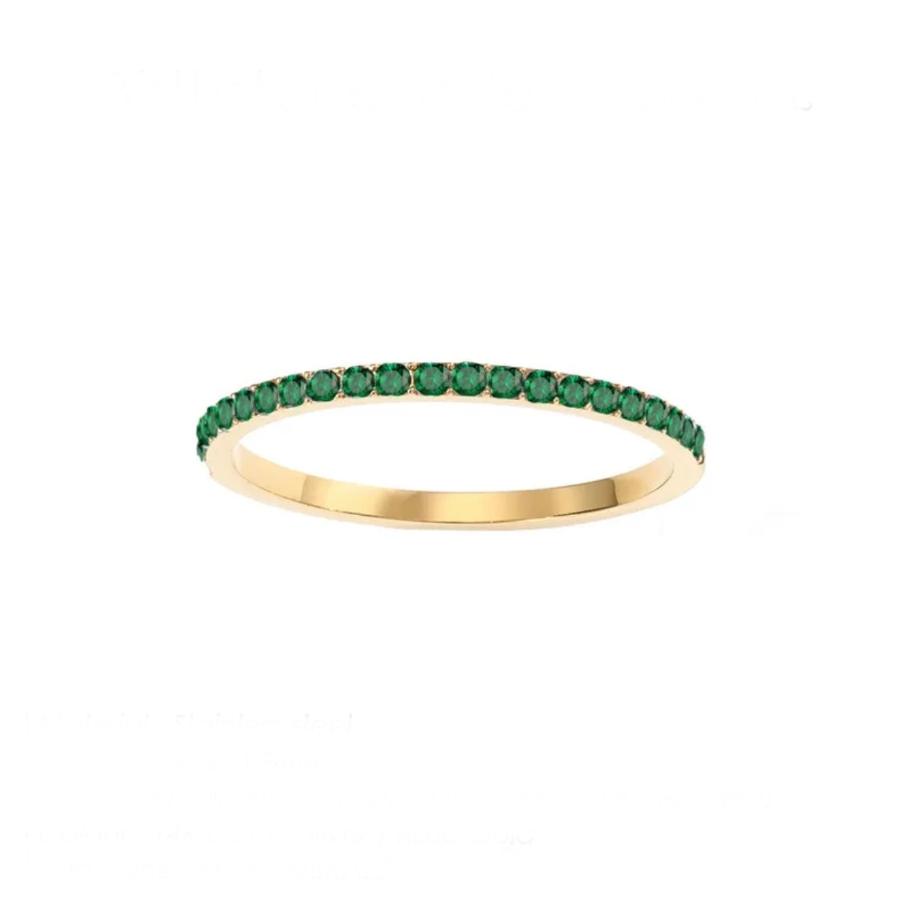 Birthstone bands