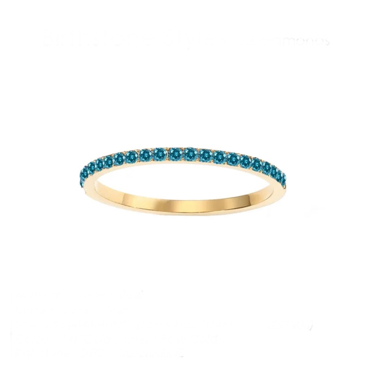 Birthstone bands