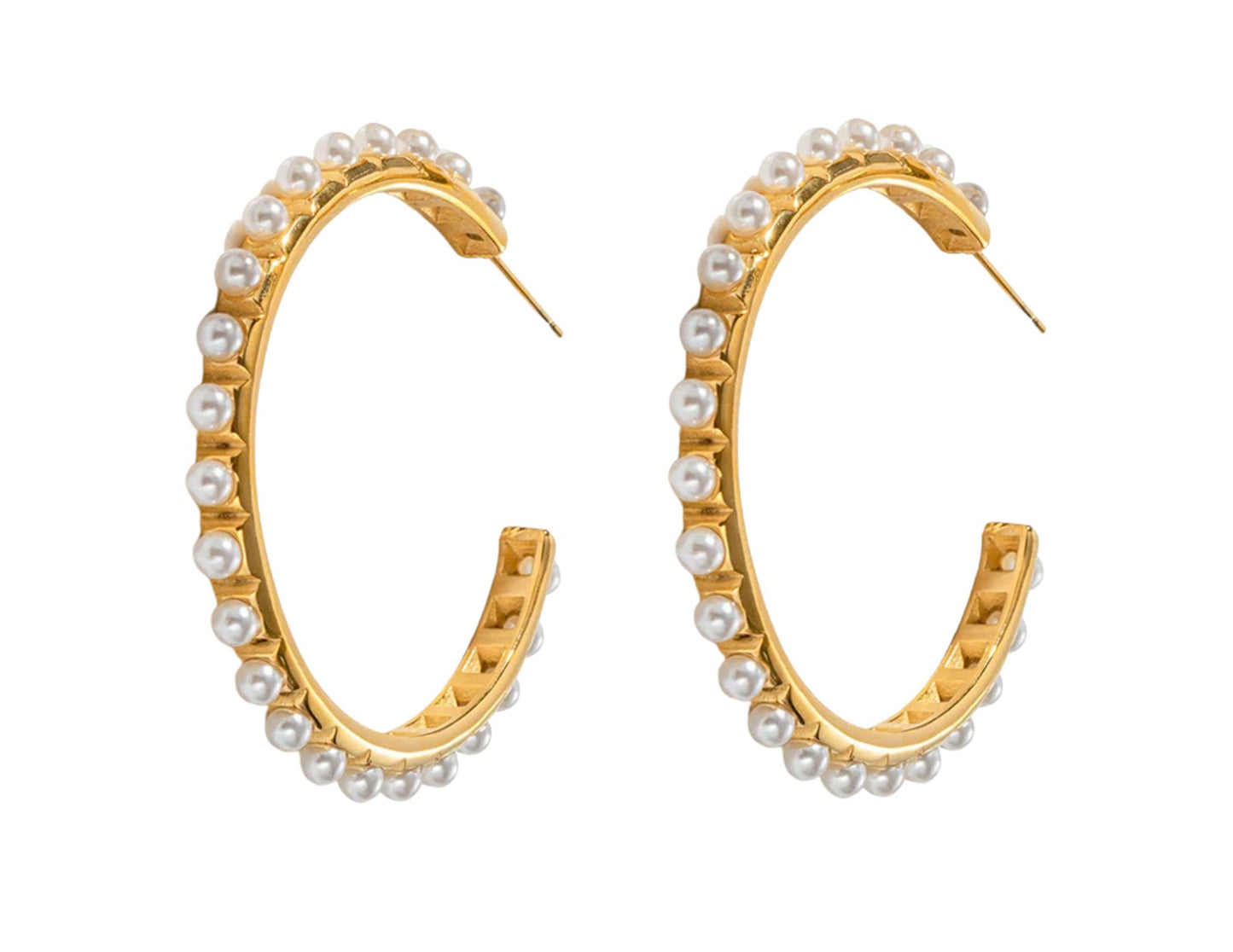 Holly Pearl hoops