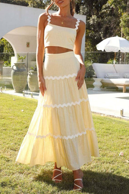 Maxi skirt set