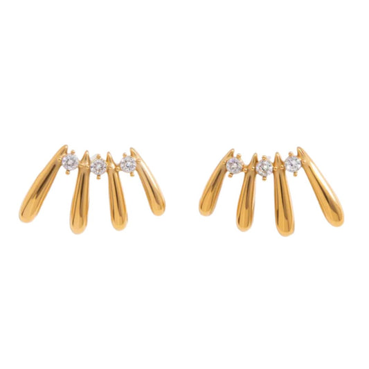 Nova Studs - Gold