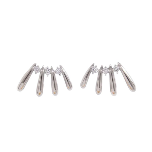 Nova Studs - Silver