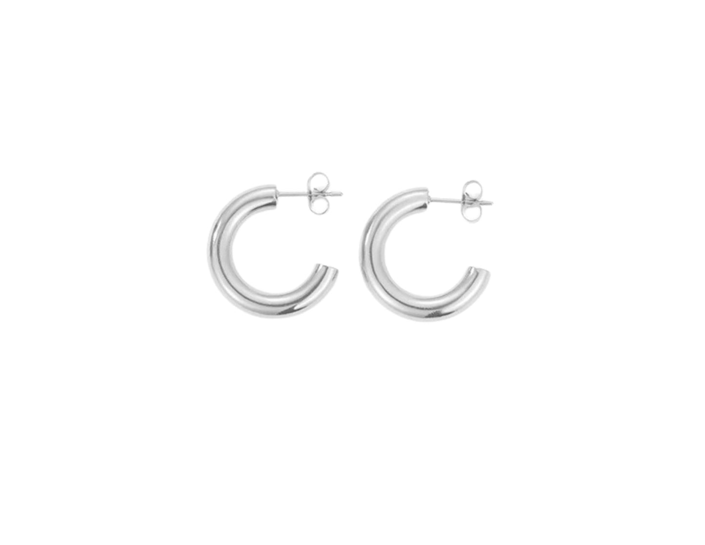 Silver Hoops - 20MM