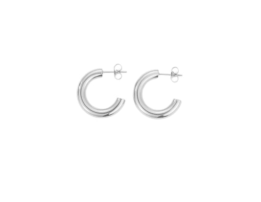 Silver Hoops - 20MM