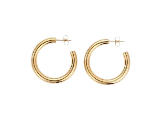 Gold Hoops - 30MM