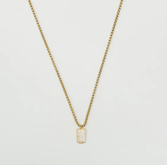 Dog tag necklace