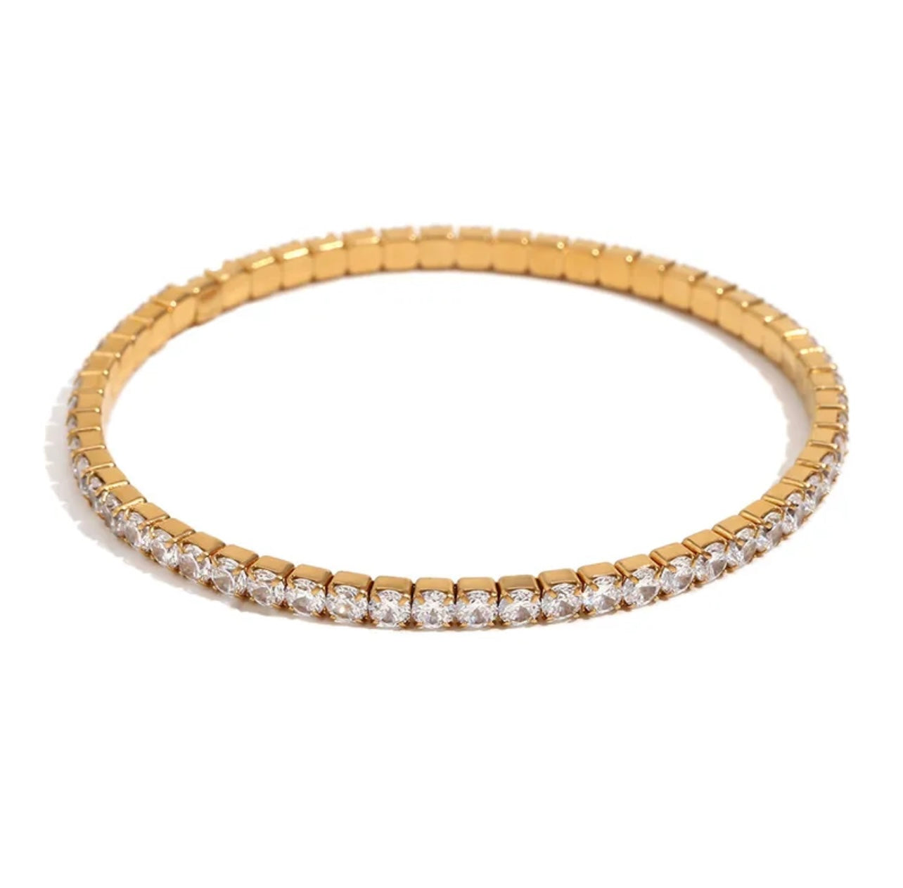 Stretchy tennis bracelet