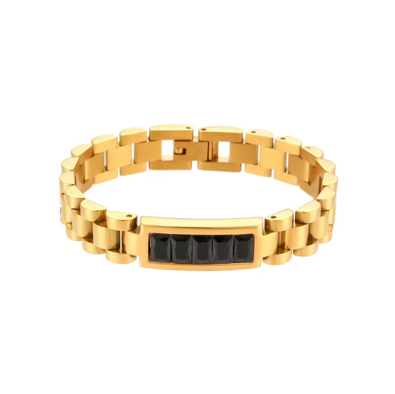 Gemstone watch band