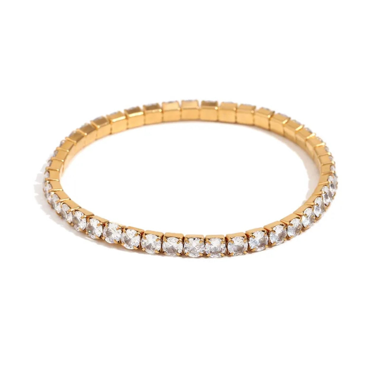 Stretchy tennis bracelet