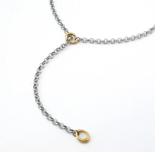 Lisa Necklace - Two toned
