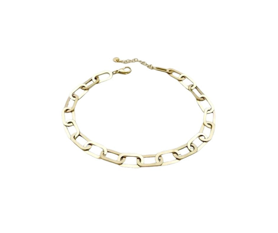 Large paperclip necklace