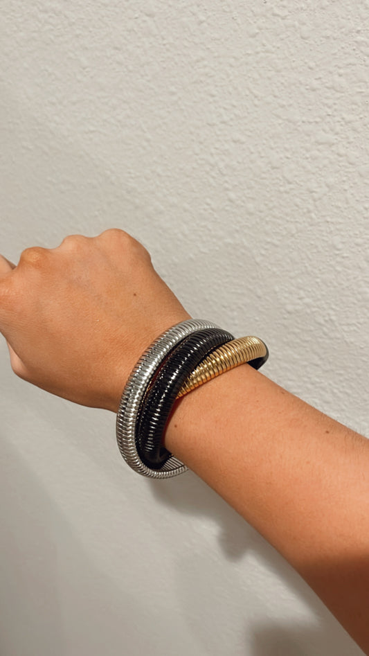 Triple Tube Bracelet