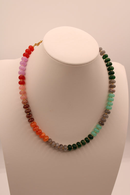 Multi colored candy necklace
