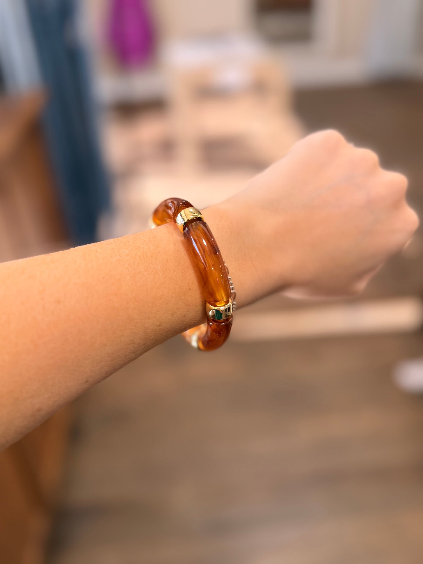 Acrylic Marble Bracelets