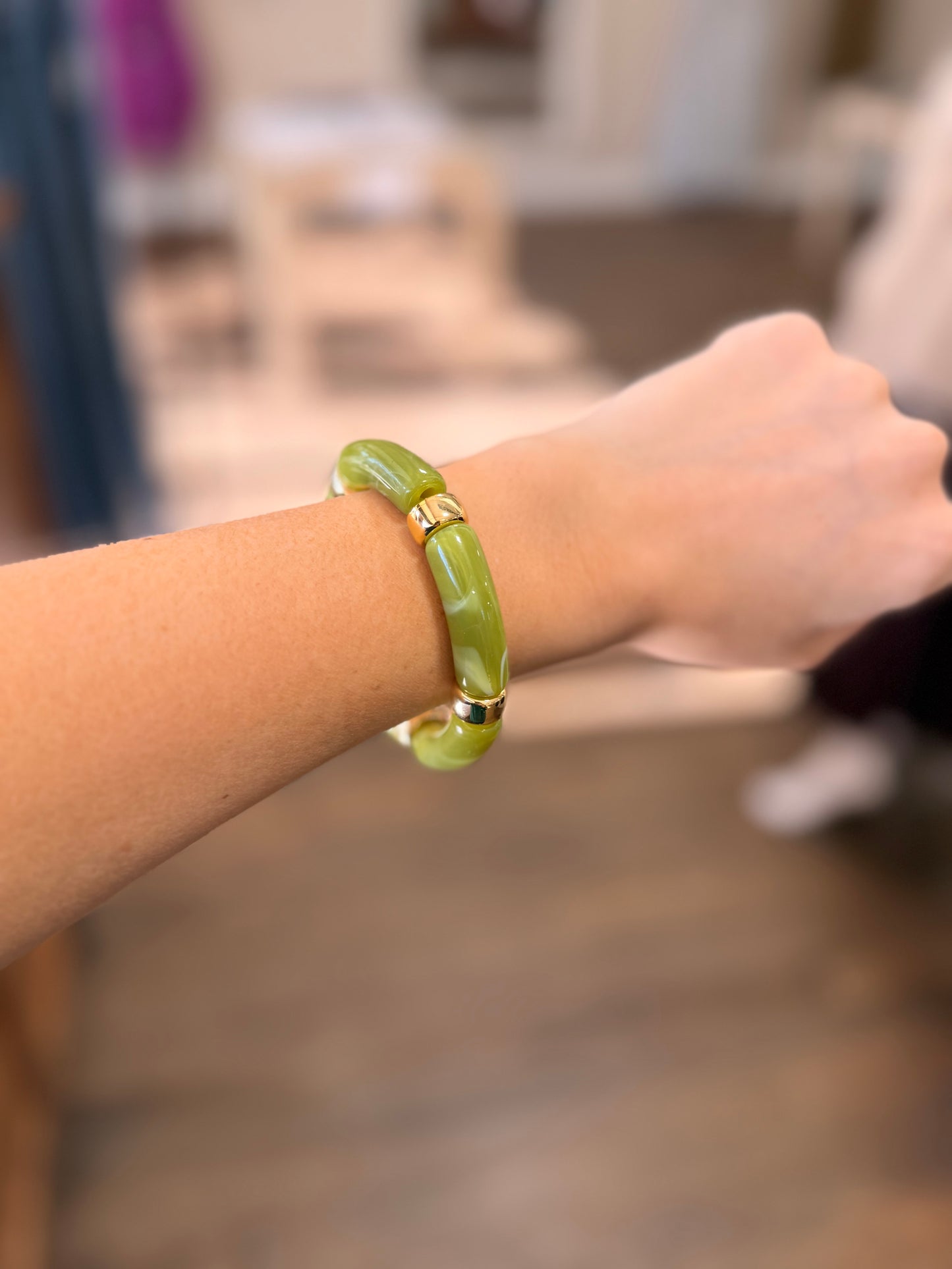 Acrylic Marble Bracelets