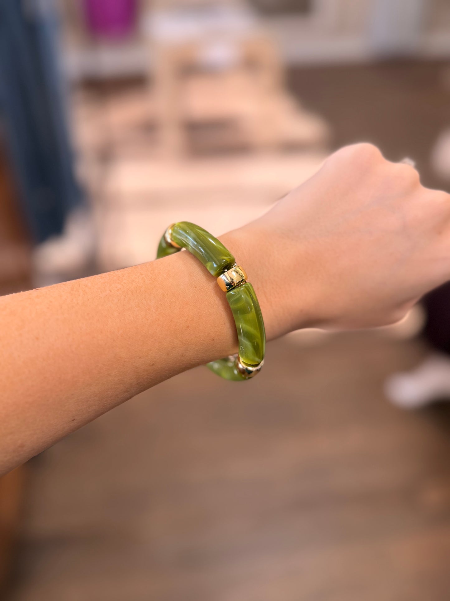 Acrylic Marble Bracelets